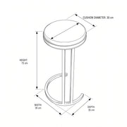 Lynela Round Manicure Hand Rest Stand
