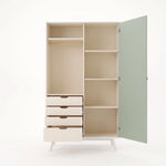 Additional view of Windora Kids Wardrobe with 4 Drawers, showing upper storage shelf to show the product's overall form.