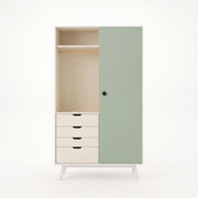Windora Kids Wardrobe with 4 Drawers