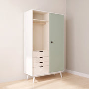 Windora Kids Wardrobe with 4 Drawers