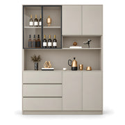 Wineliya Grey Dining Storage Cabinet