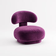 Wingsa Purple Modern Accent Chair