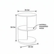 Wingy Modern Wooden Side Table