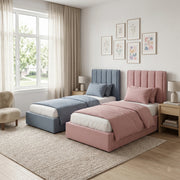 Winsy Kids Twin Upholstered Bed Set