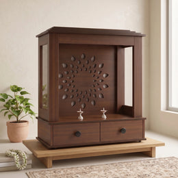 Aarav Premium Wooden Finish Pooja Mandir