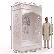 Prakriti Premium Finish Pooja Mandir with Tree of Life
