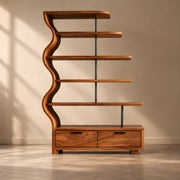Xylomina Wooden Bookshelf & Display Storage Unit