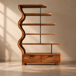 Xylomina Wooden Bookshelf & Display Storage Unit