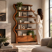 Xylomina Wooden Bookshelf & Display Storage Unit