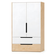 Zasfony 2 Door Wooden Wardrobe