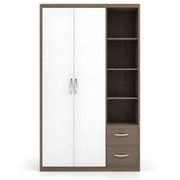 Zeglomy 2 Door Wooden Wardrobe