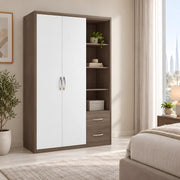 Zeglomy 2 Door Wooden Wardrobe
